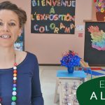 Exposition multicolore à l’école